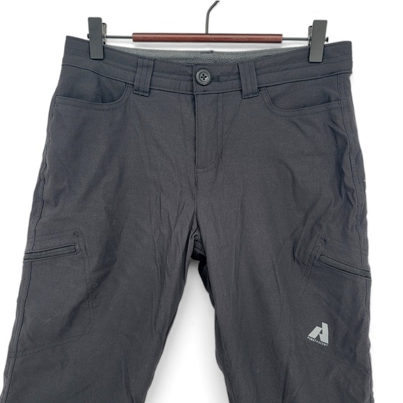 Eddie Bauer First Ascent Pants Womens 2 Black Hiking Stretch Outdoor Lined - Picture 2 of 7